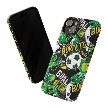 Born to Goal: Football-inspired phone case for iPhone and Samsung Galaxy