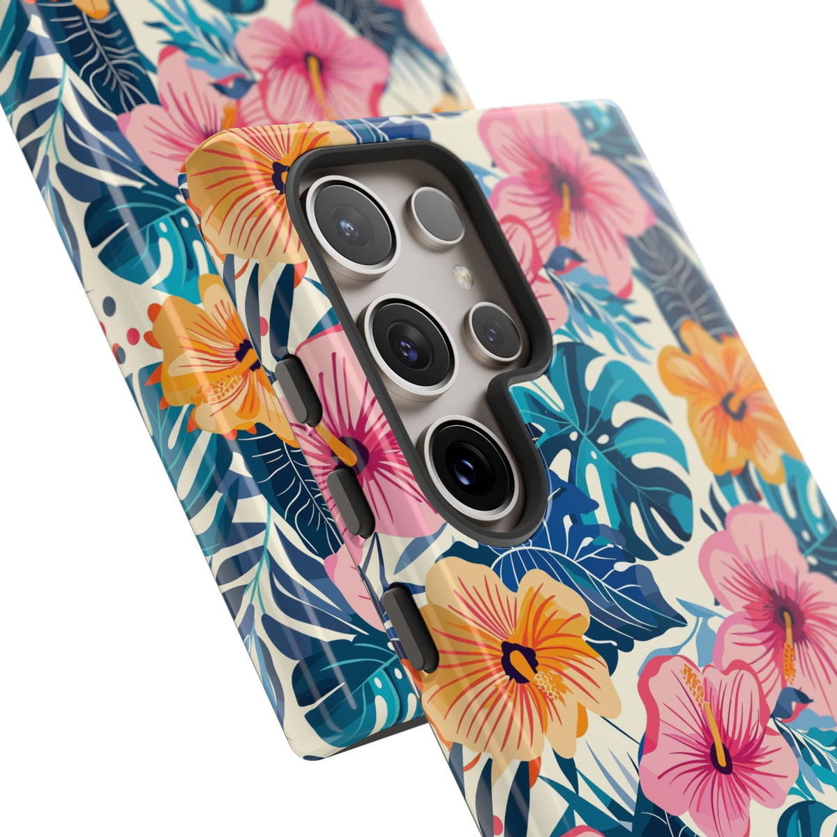 Hibiscus Bloom: Cute Floral Phone Case for iPhone, Samsung and Google Pixel