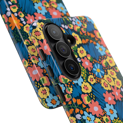 Bloom Burst: Color and Joy Themed Phone Case for iPhone, Samsung Galaxy and Google Pixel devices
