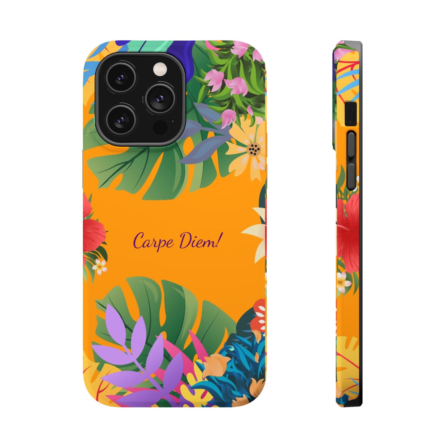 Carpe Diem: Colorful MagSafe Phone Case for iPhone