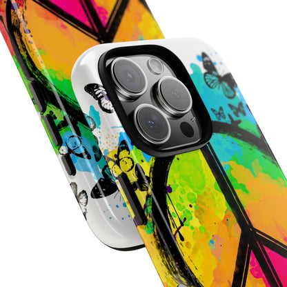 Peace Bloom: Inspiring Phone Case for iPhone and Samsung Galaxy