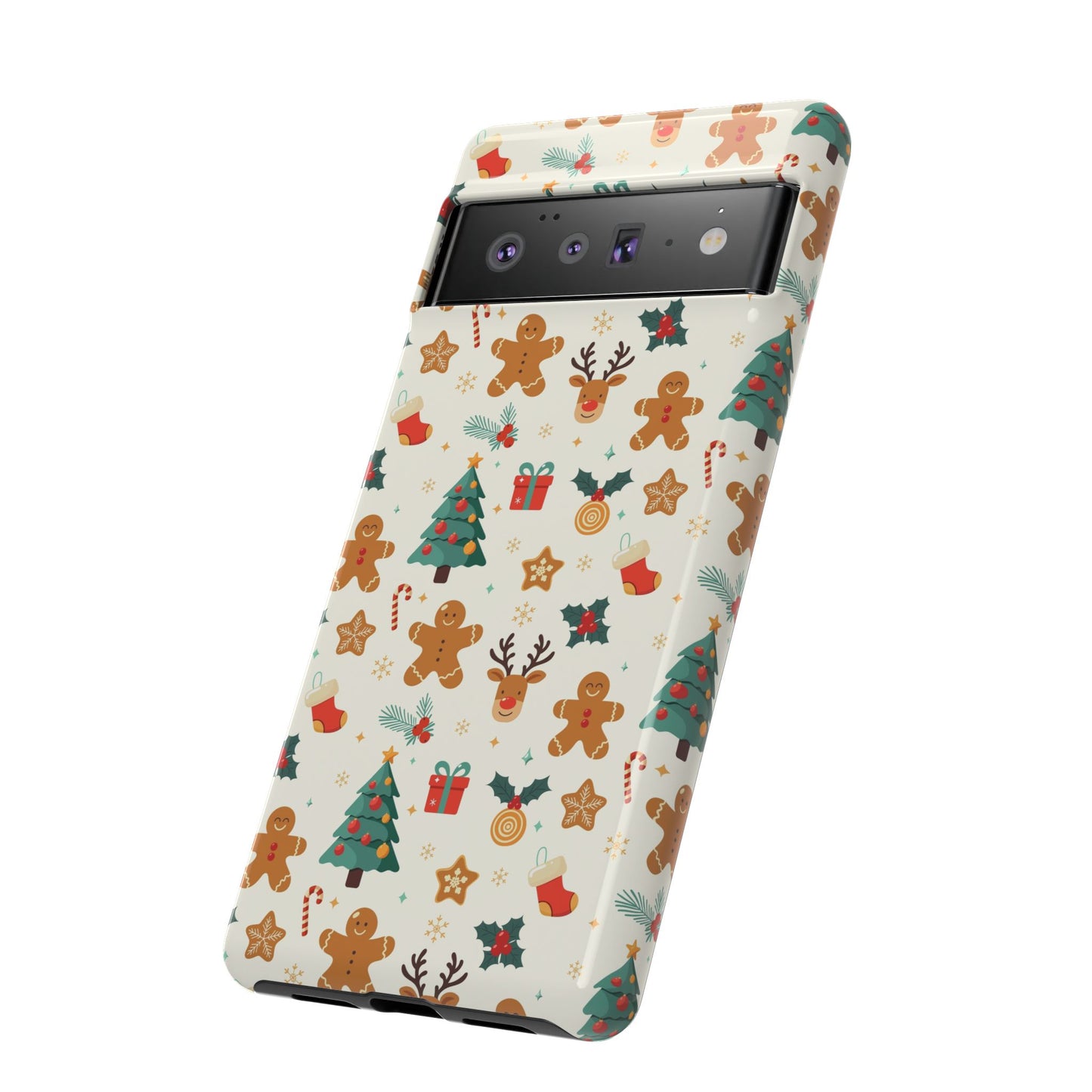 Gingerbread Holidays: Xmas-themed phone case for iPhone, Samsung and Google Pixel