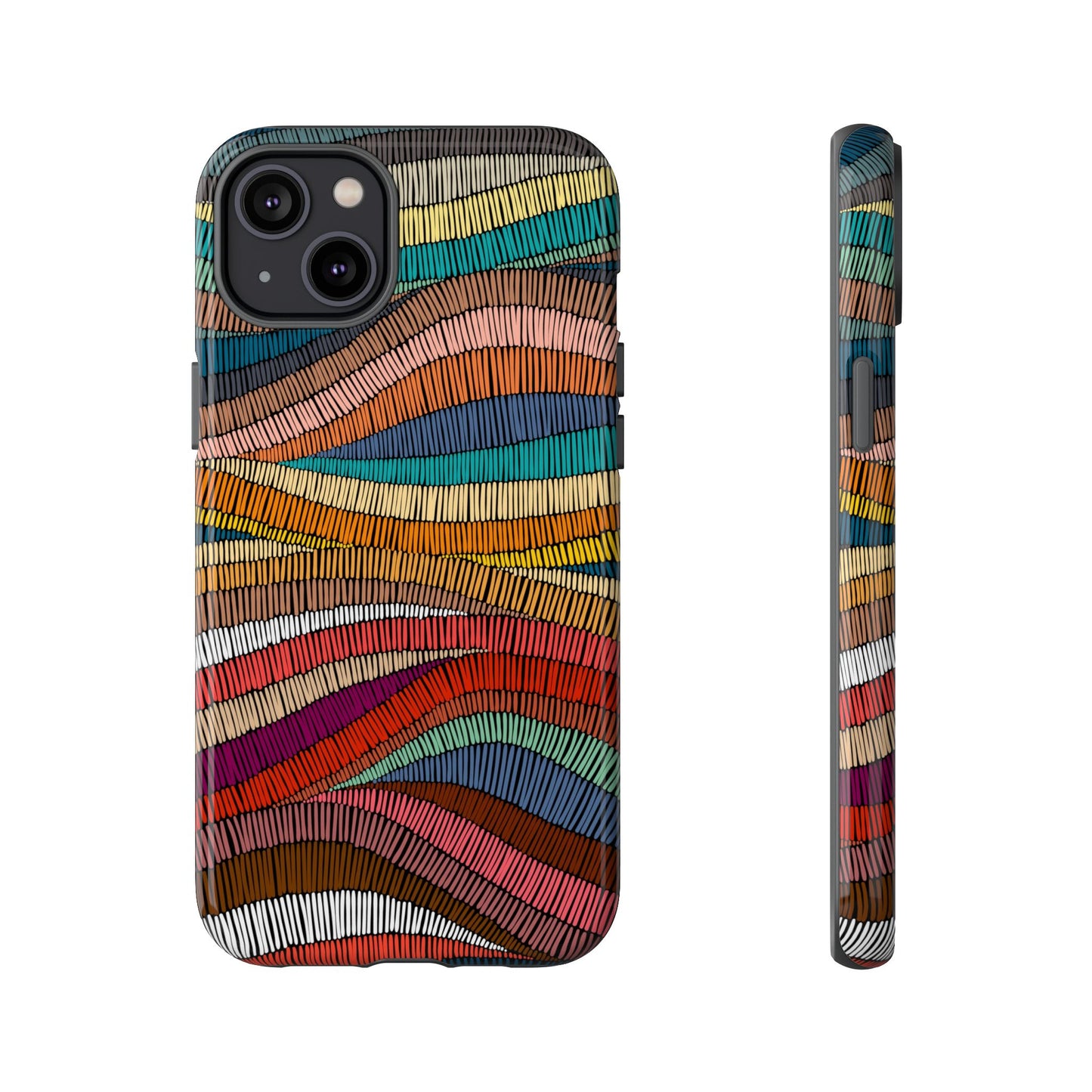 Threaded Harmony: Tapestry-inspired Phone Case for iPhone, Samsung Galaxy and Google Pixel devices