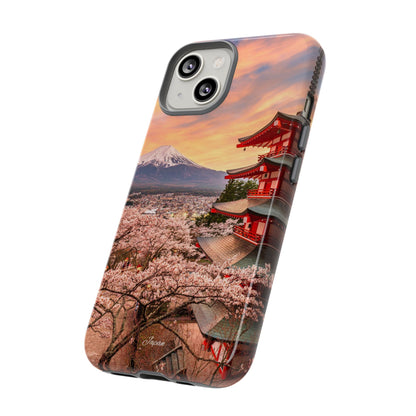 Mt. Fuji Sakura Dreams Phone Case for iPhone, Samsung Galaxy and Google Pixel devices