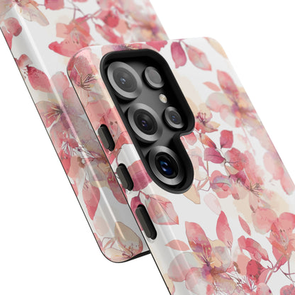 Watercolor Flowers: Tough Case for iPhone, Samsung Galaxy and Google Pixel devices