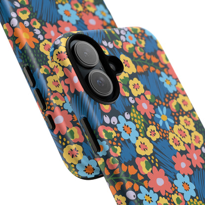 Bloom Burst: Color and Joy Themed Phone Case for iPhone, Samsung Galaxy and Google Pixel devices