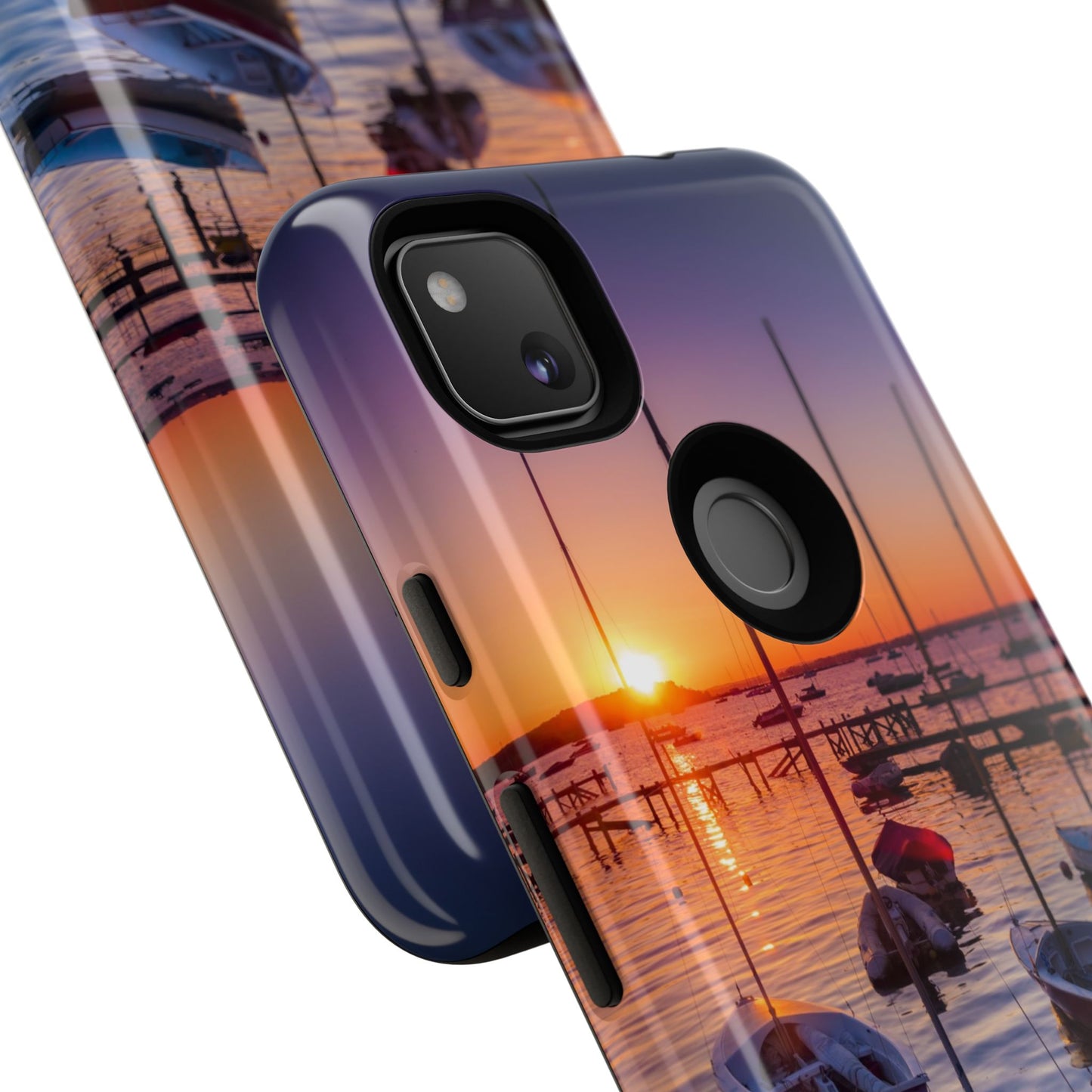 Fortune Favors the Bold: Sunset Sail Phone Case for iPhone, Samsung Galaxy and Google Pixel devices