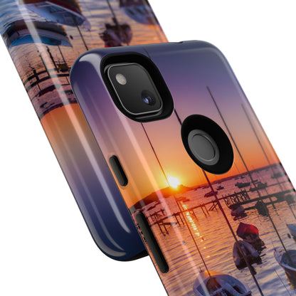 Fortune Favors the Bold: Sunset Sail Phone Case for iPhone, Samsung Galaxy and Google Pixel devices