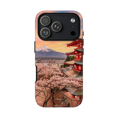 Mt. Fuji Sakura Dreams Phone Case for iPhone, Samsung Galaxy and Google Pixel devices