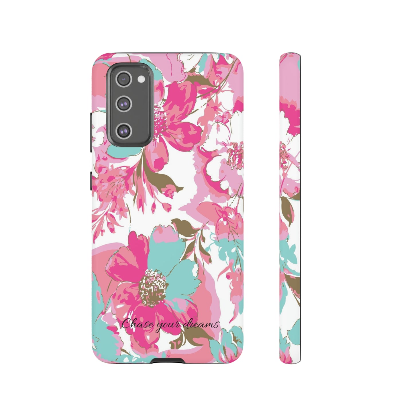 Chase your dreams: Artistic and elegant phone case for Apple iPhone, Samsung Galaxy and Pixel devices