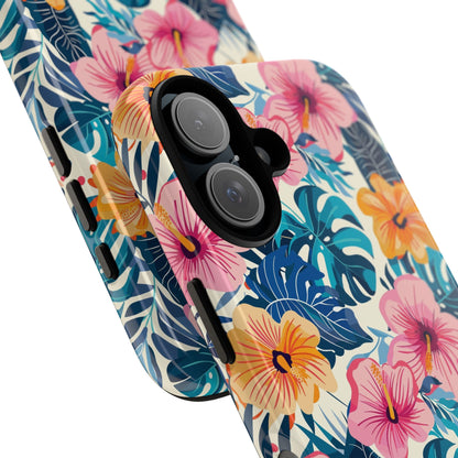 Hibiscus Bloom: Cute Floral Phone Case for iPhone, Samsung and Google Pixel