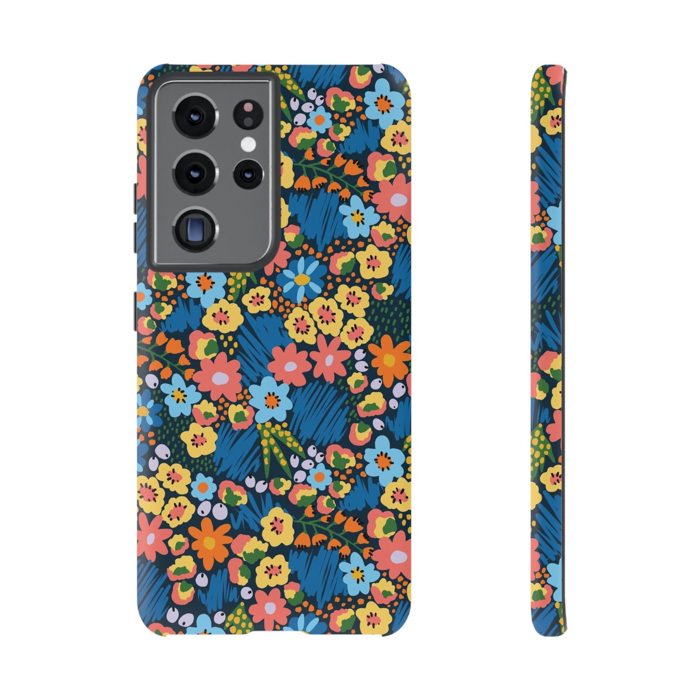 Bloom Burst: Color and Joy Themed Phone Case for iPhone, Samsung Galaxy and Google Pixel devices