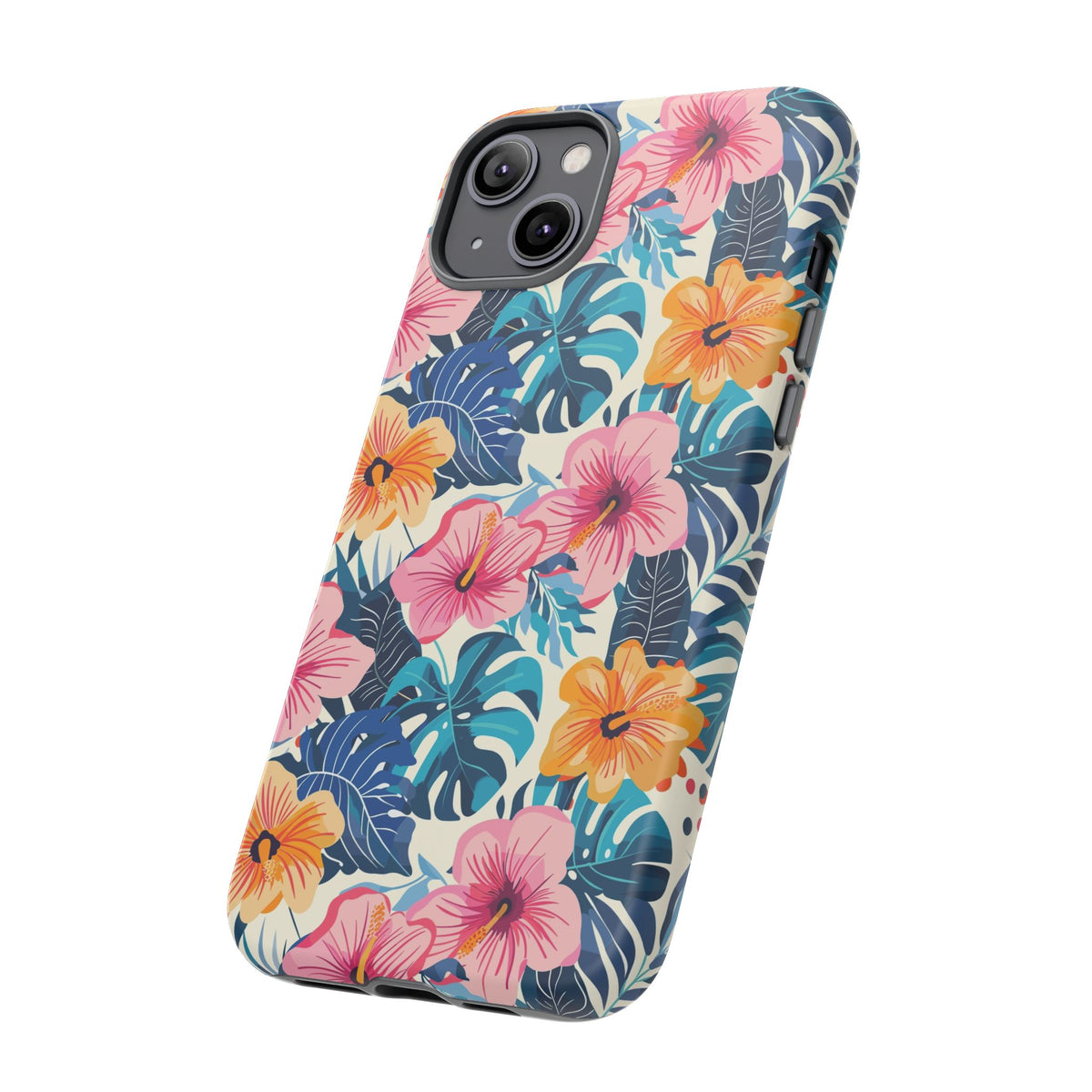 Hibiscus Bloom: Cute Floral Phone Case for iPhone, Samsung and Google Pixel