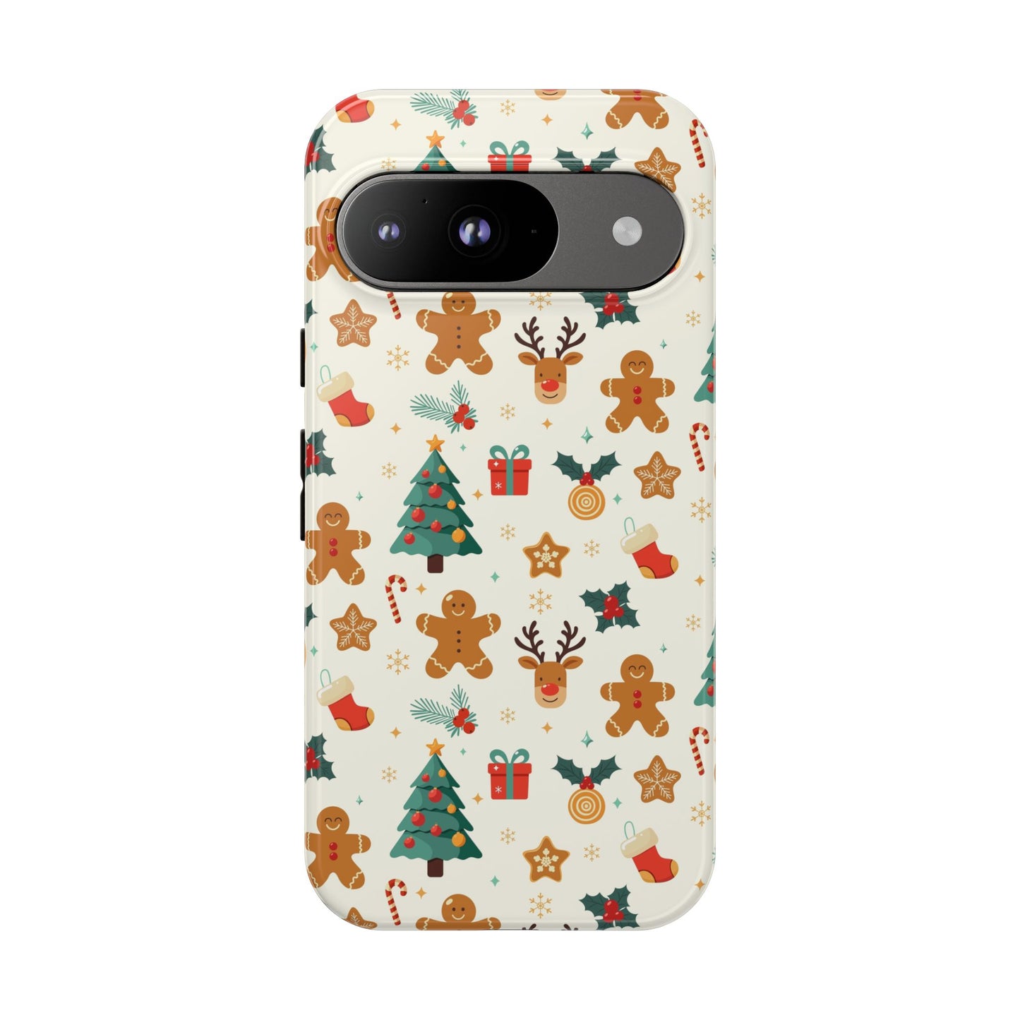 Gingerbread Holidays: Xmas-themed phone case for iPhone, Samsung and Google Pixel