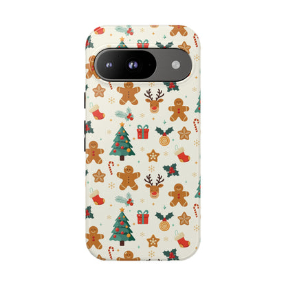 Gingerbread Holidays: Xmas-themed phone case for iPhone, Samsung and Google Pixel