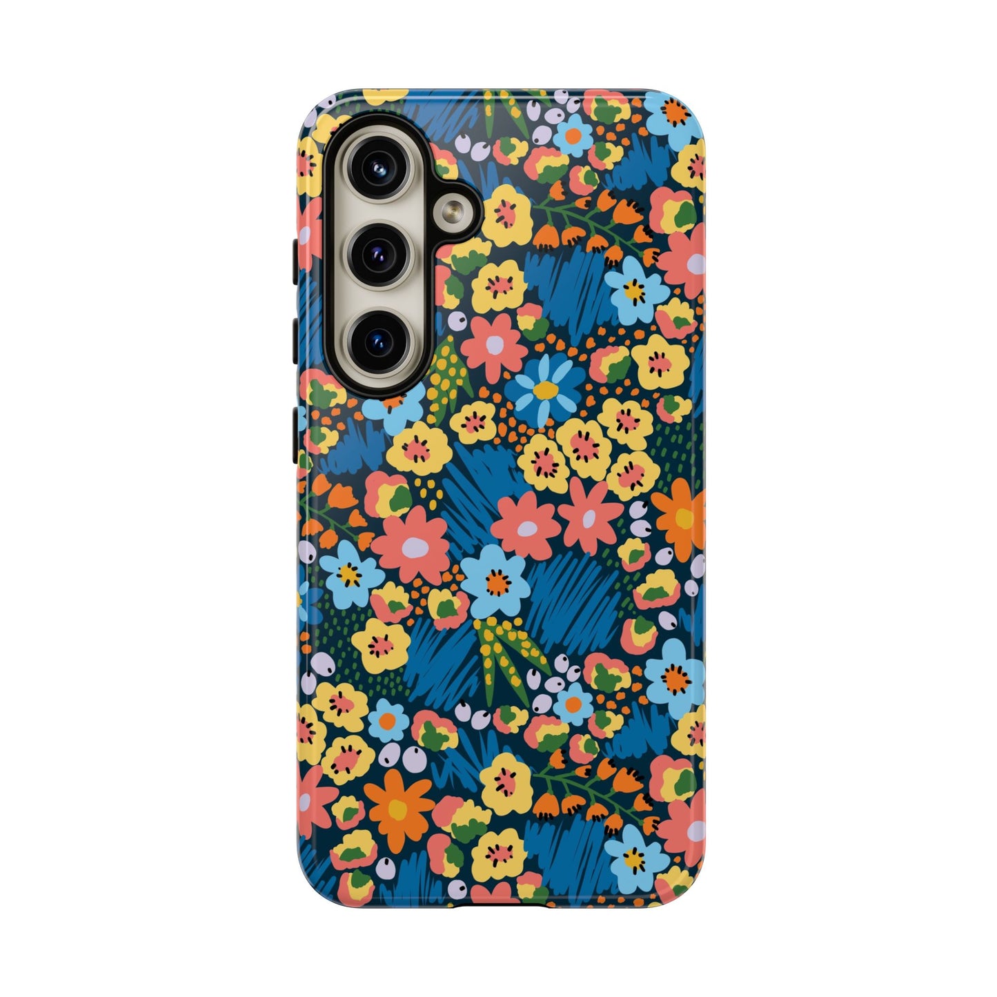 Bloom Burst: Color and Joy Themed Phone Case for iPhone, Samsung Galaxy and Google Pixel devices