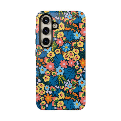Bloom Burst: Color and Joy Themed Phone Case for iPhone, Samsung Galaxy and Google Pixel devices