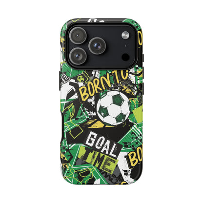 Born to Goal: Football-inspired phone case for iPhone and Samsung Galaxy