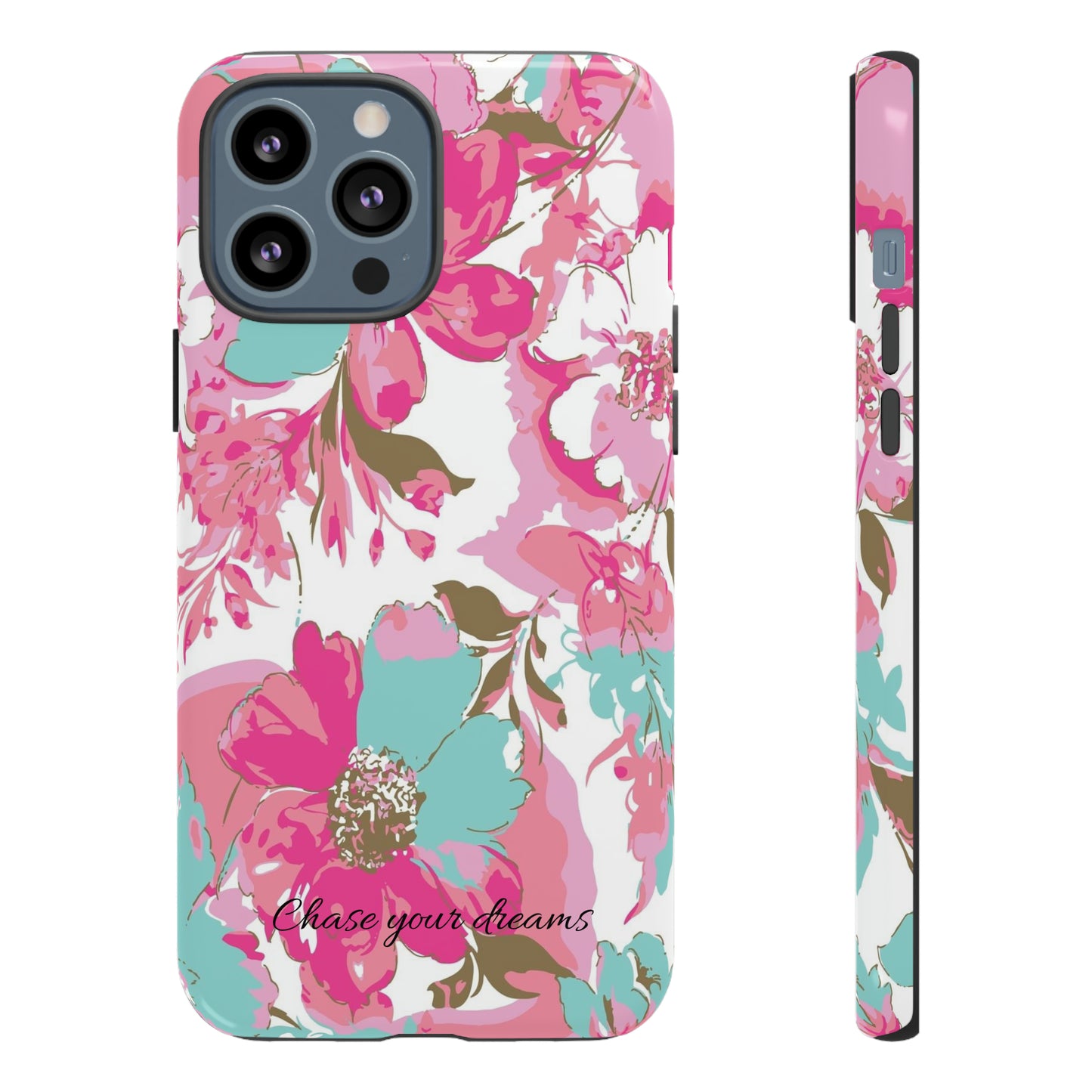 Chase your dreams: Artistic and elegant phone case for Apple iPhone, Samsung Galaxy and Pixel devices