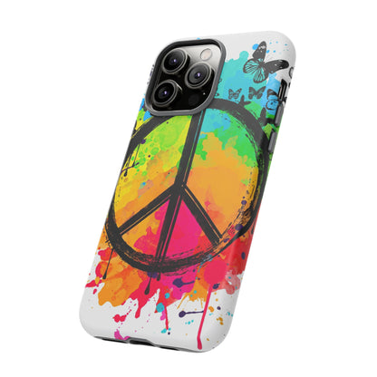 Peace Bloom: Inspiring Phone Case for iPhone and Samsung Galaxy
