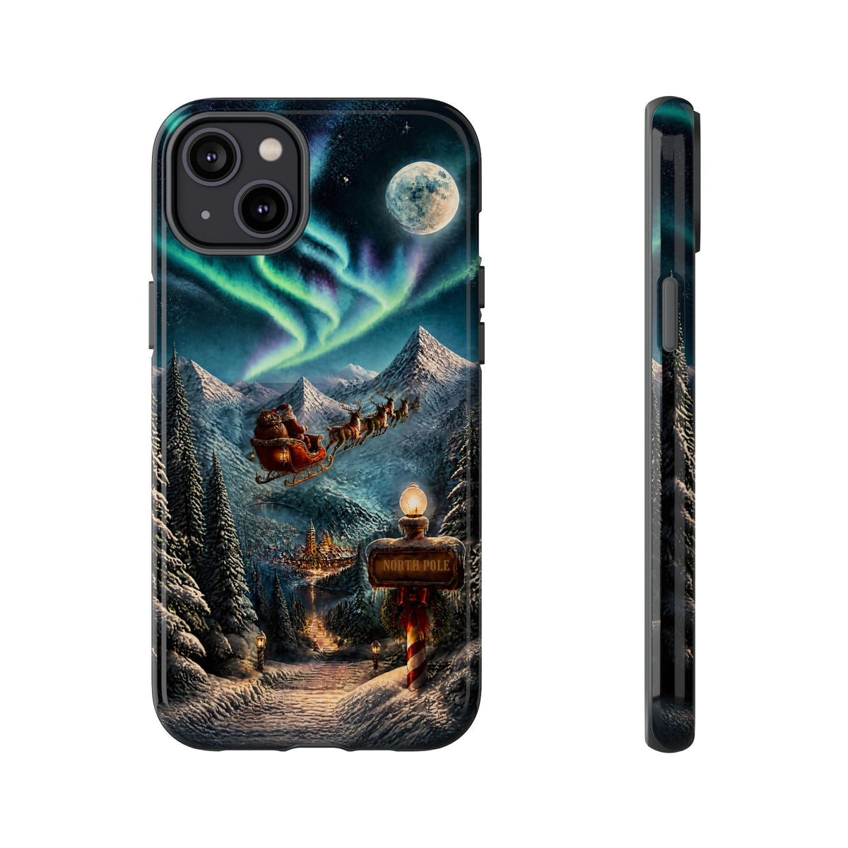 Santa Claus North Pole Adventure: Christmas Themed Phone Case for iPhone, Samsung Galaxy and Google Pixel devices