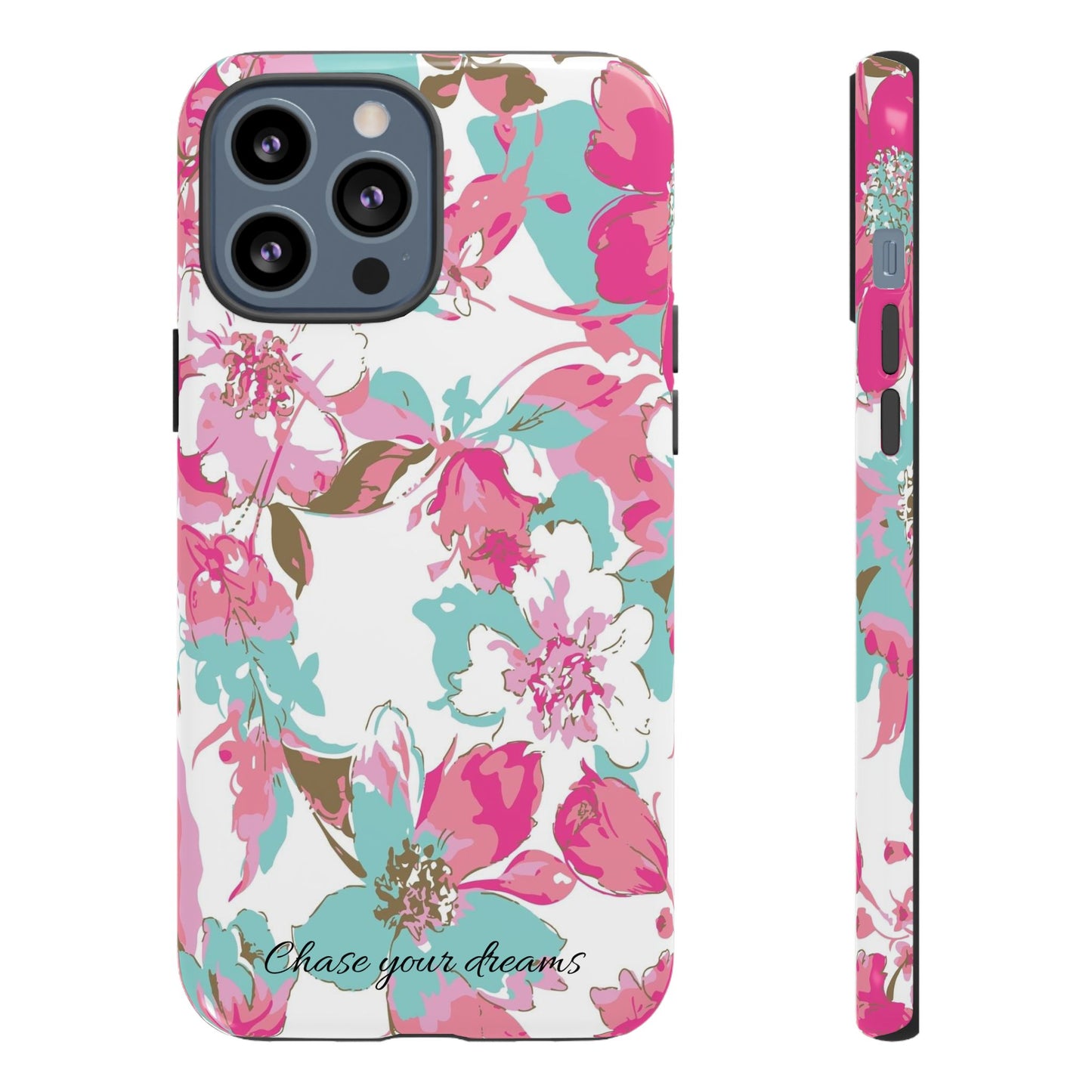 Chase your dreams: Artistic and elegant phone case for Apple iPhone, Samsung Galaxy and Pixel devices