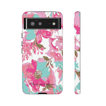 Chase your dreams: Artistic and elegant phone case for Apple iPhone, Samsung Galaxy and Pixel devices