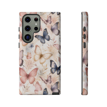 Butterfly Pastels Phone Case: Tough Case for iPhone and Samsung Galaxy devices