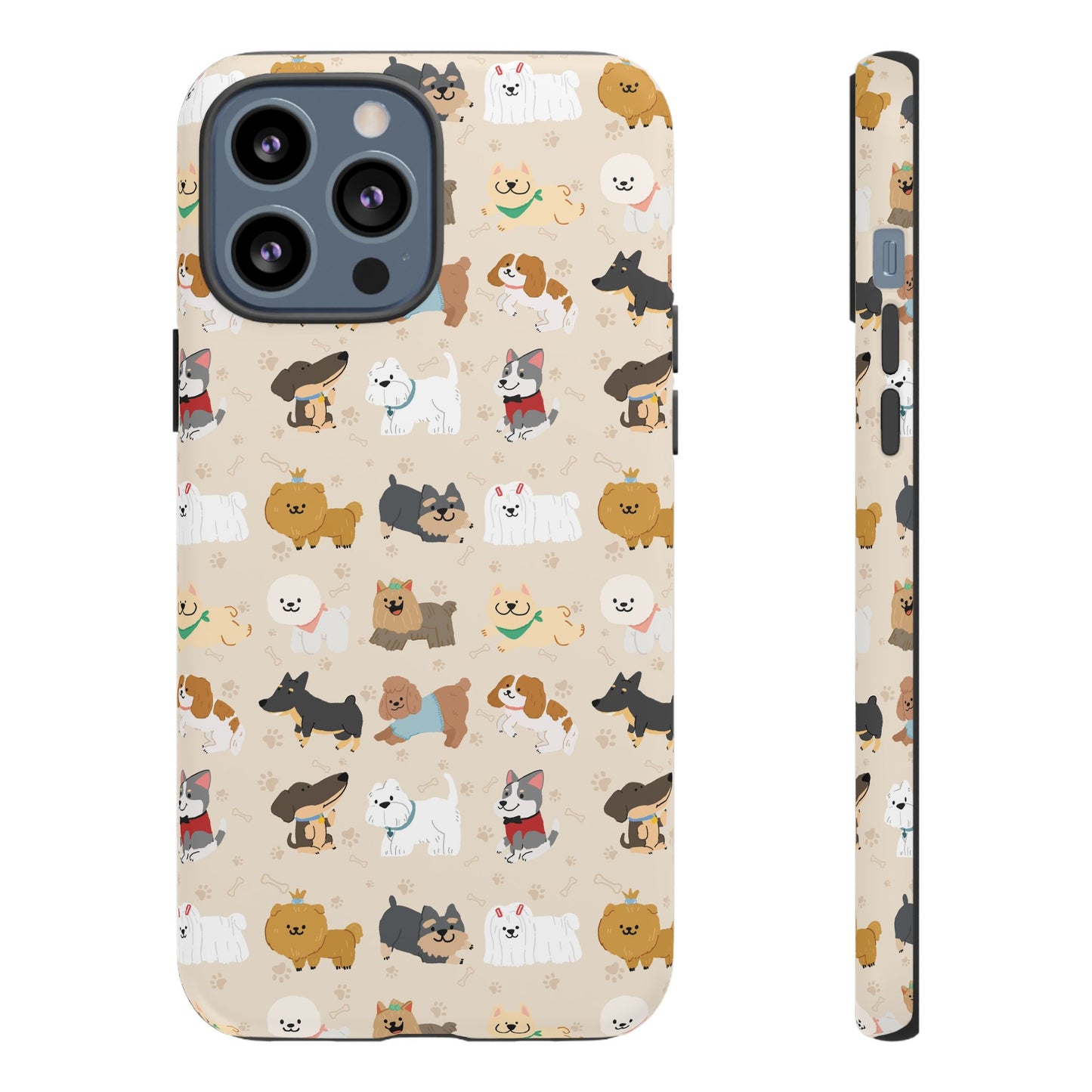 Cute Dogs: Tough Case for iPhone, Samsung Galaxy and Google Pixel devices