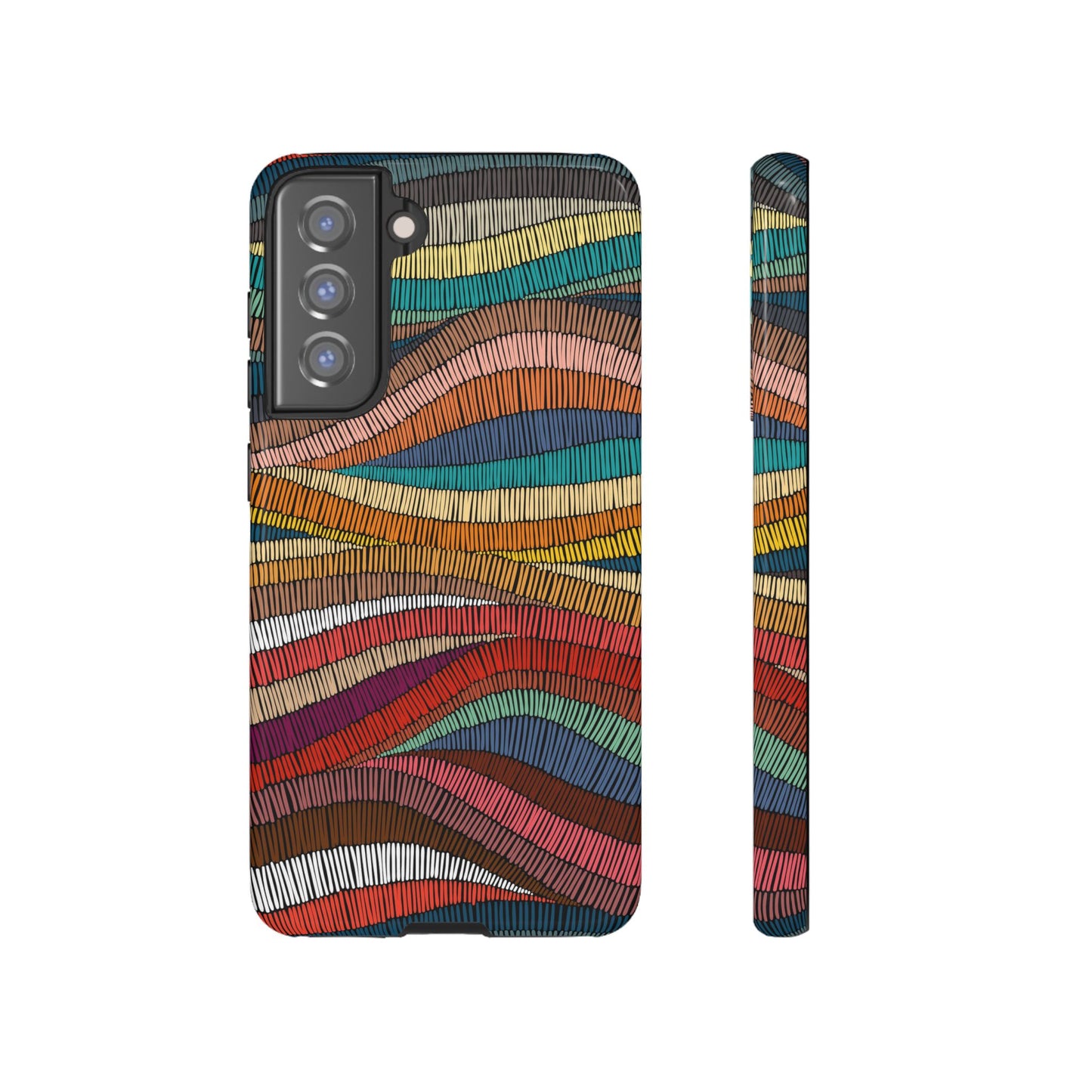 Threaded Harmony: Tapestry-inspired Phone Case for iPhone, Samsung Galaxy and Google Pixel devices