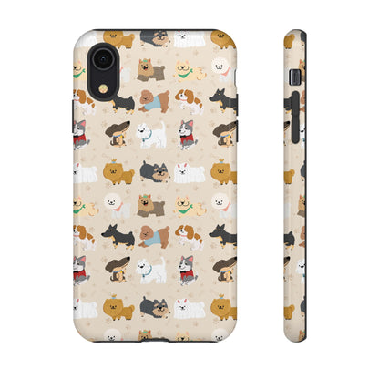 Cute Dogs: Tough Case for iPhone, Samsung Galaxy and Google Pixel devices