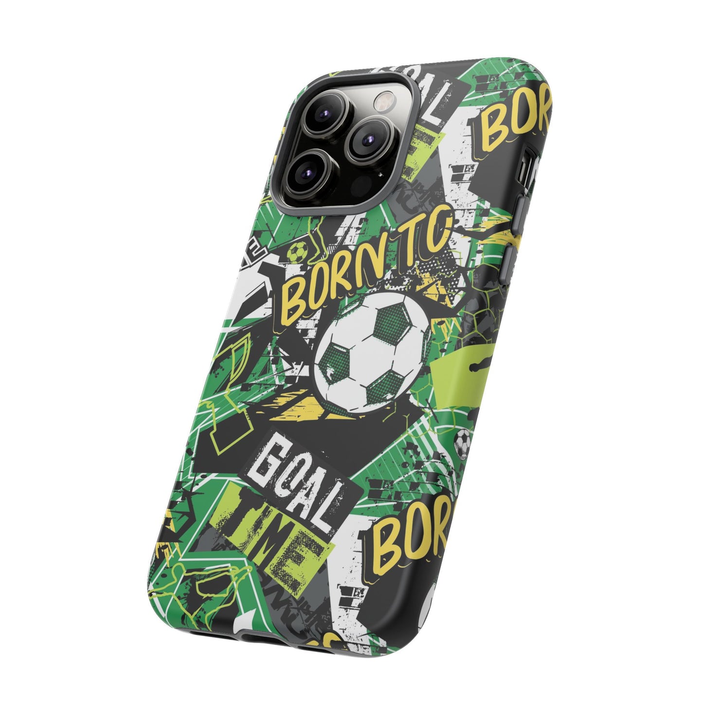 Born to Goal: Football-inspired phone case for iPhone and Samsung Galaxy