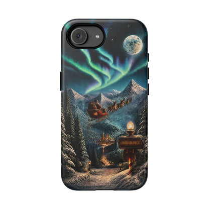 Santa Claus North Pole Adventure: Christmas Themed Phone Case for iPhone, Samsung Galaxy and Google Pixel devices