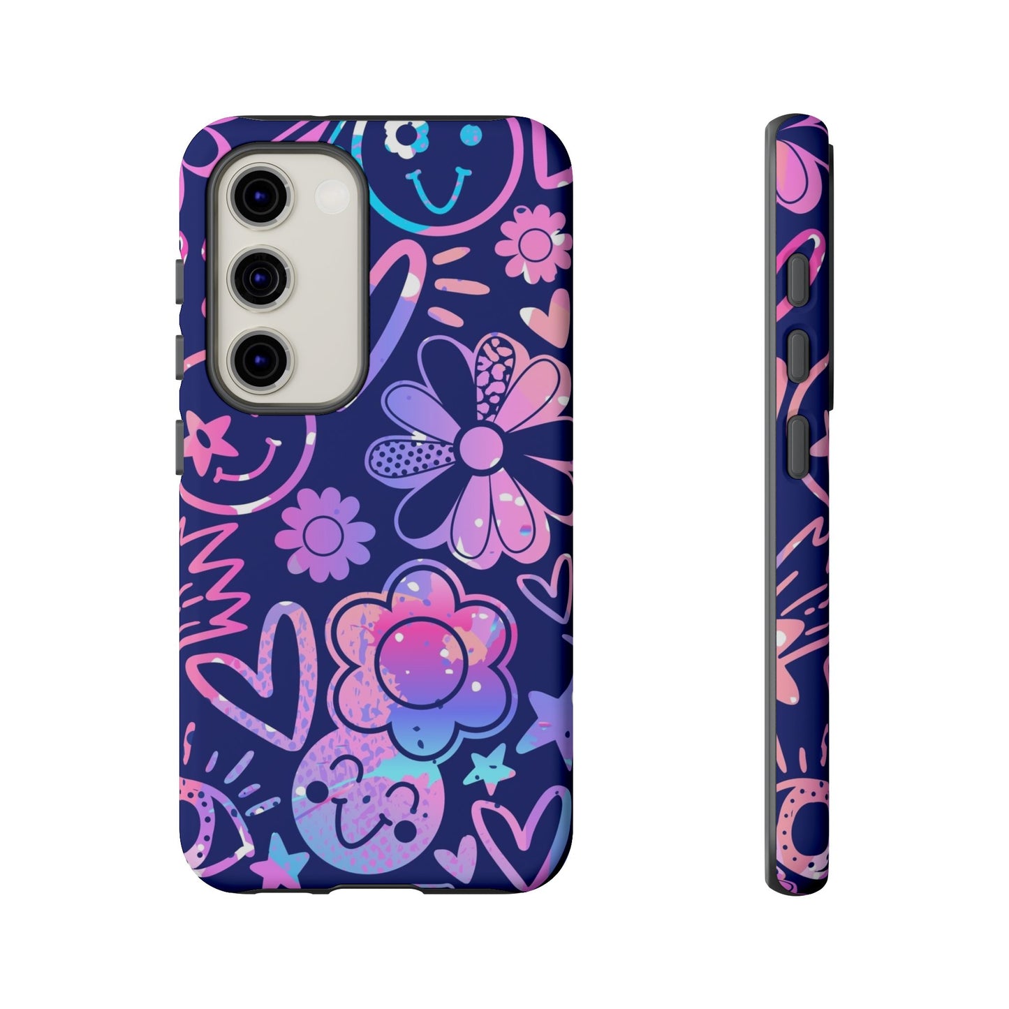 Live Inspired: Purple Tough Case for iPhone, Samsung Galaxy and Google Pixel devices