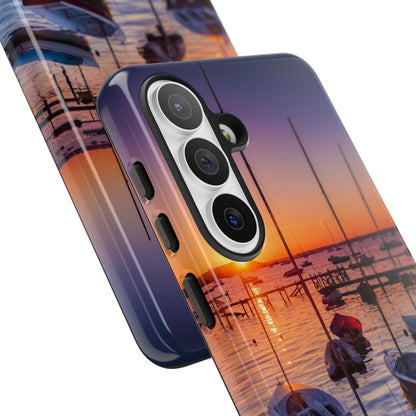 Fortune Favors the Bold: Sunset Sail Phone Case for iPhone, Samsung Galaxy and Google Pixel devices