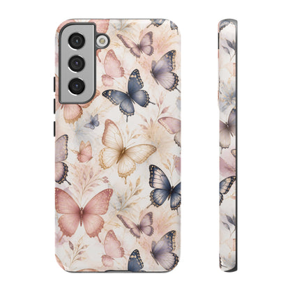 Butterfly Pastels Phone Case: Tough Case for iPhone and Samsung Galaxy devices