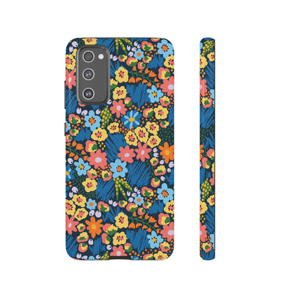Bloom Burst: Color and Joy Themed Phone Case for iPhone, Samsung Galaxy and Google Pixel devices