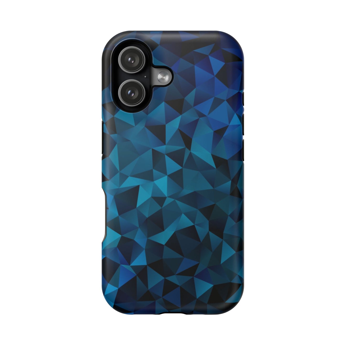 Blue Diamonds (MagSafe version): Elegant phone case for iPhone