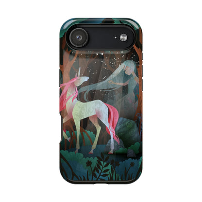 Fairy & Unicorn: Enchanted MagSafe Phone Case for iPhone