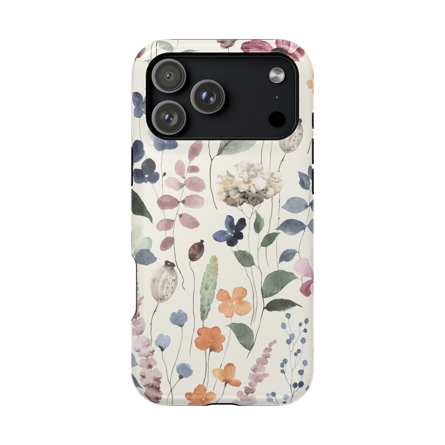 Floral prints phone case for iPhone (MagSafe version)