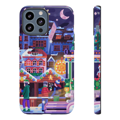 Christmas Fair in Old Town: Holiday-Themed case for iPhone, Samsung Galaxy and Google Pixel