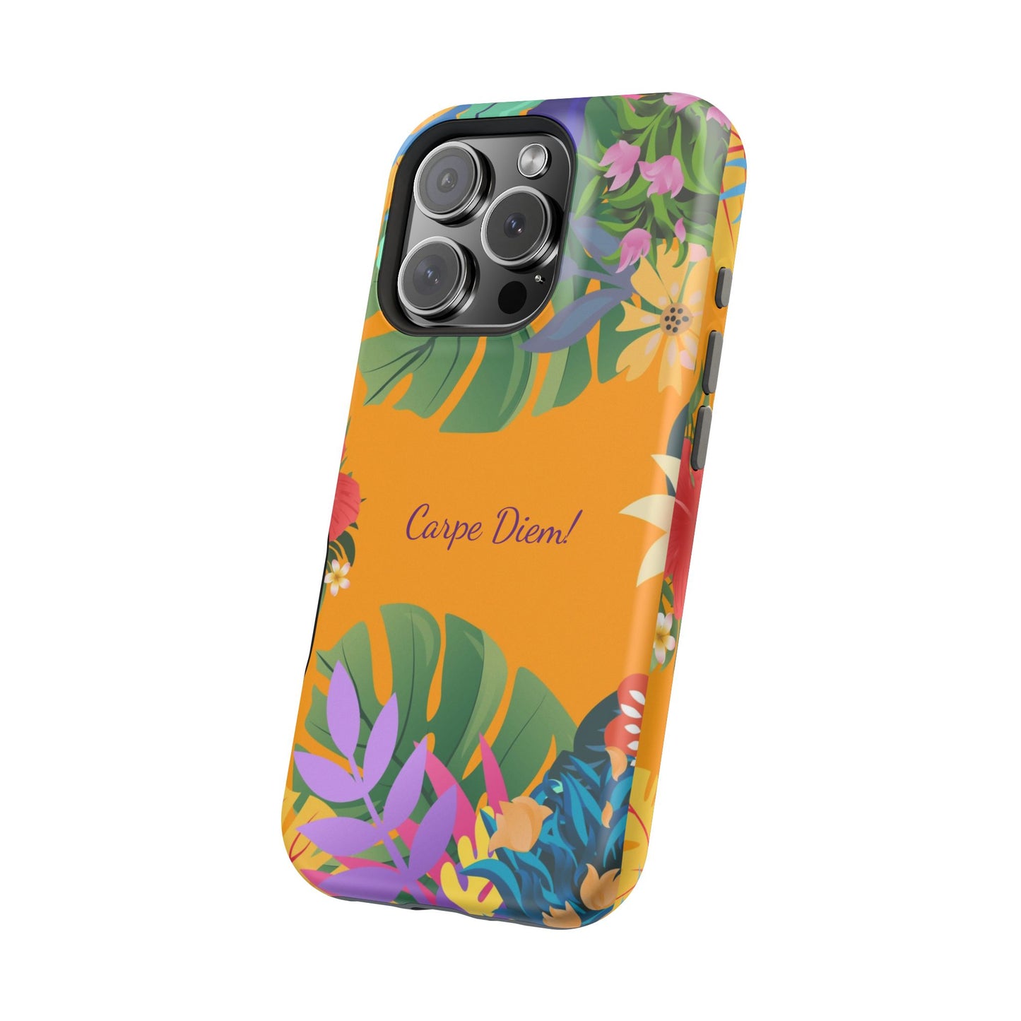 Carpe Diem: Colorful MagSafe Phone Case for iPhone