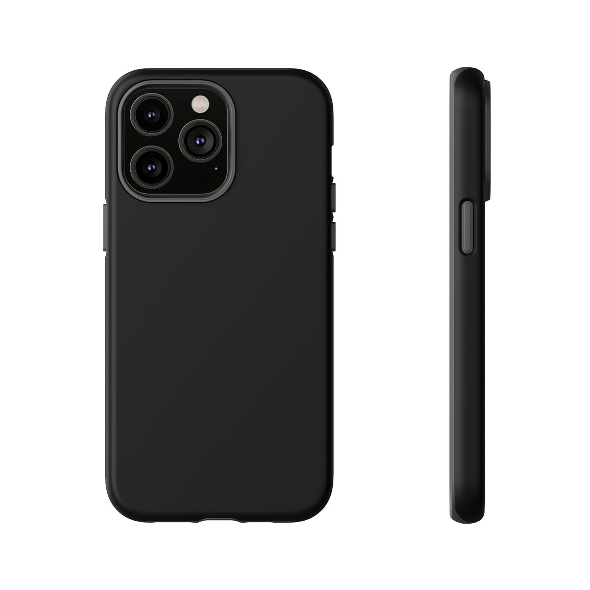Space Black: Pure black phone case for iPhone, Samsung Galaxy and Google Pixel devices