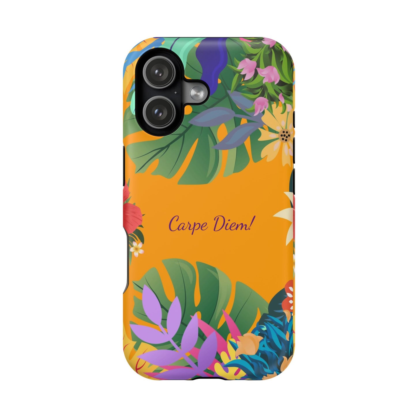 Carpe Diem: Colorful MagSafe Phone Case for iPhone