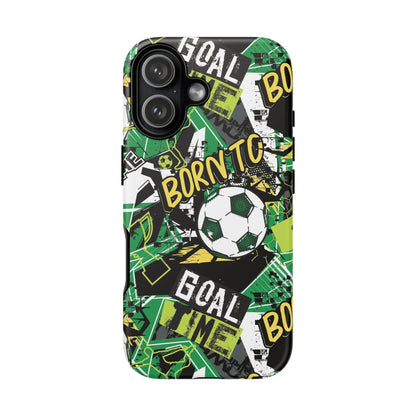 Born to Goal: Football-inspired phone case for iPhone and Samsung Galaxy
