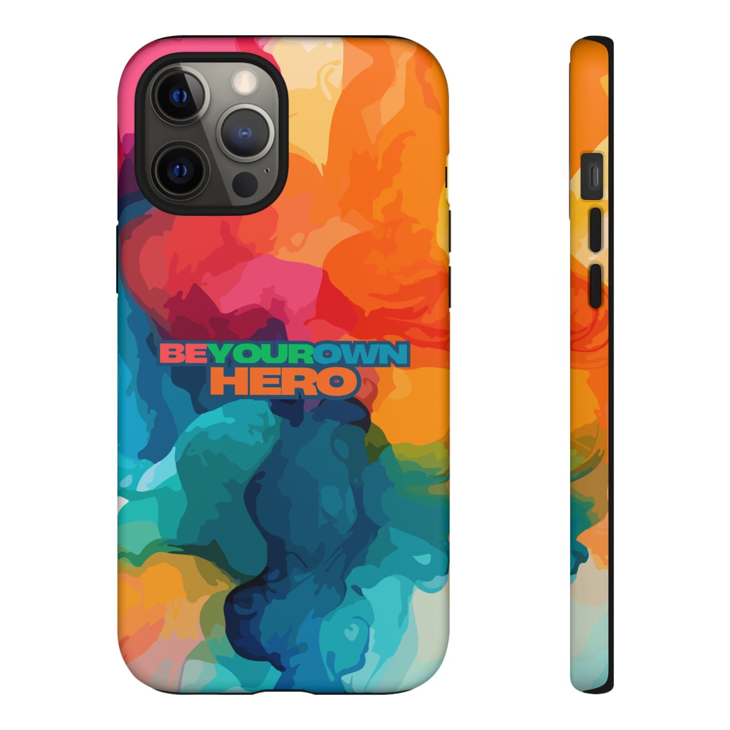 Be Your Own Hero: Inspiring Quote Phone Case for iPhone, Samsung Galaxy and Google Pixel