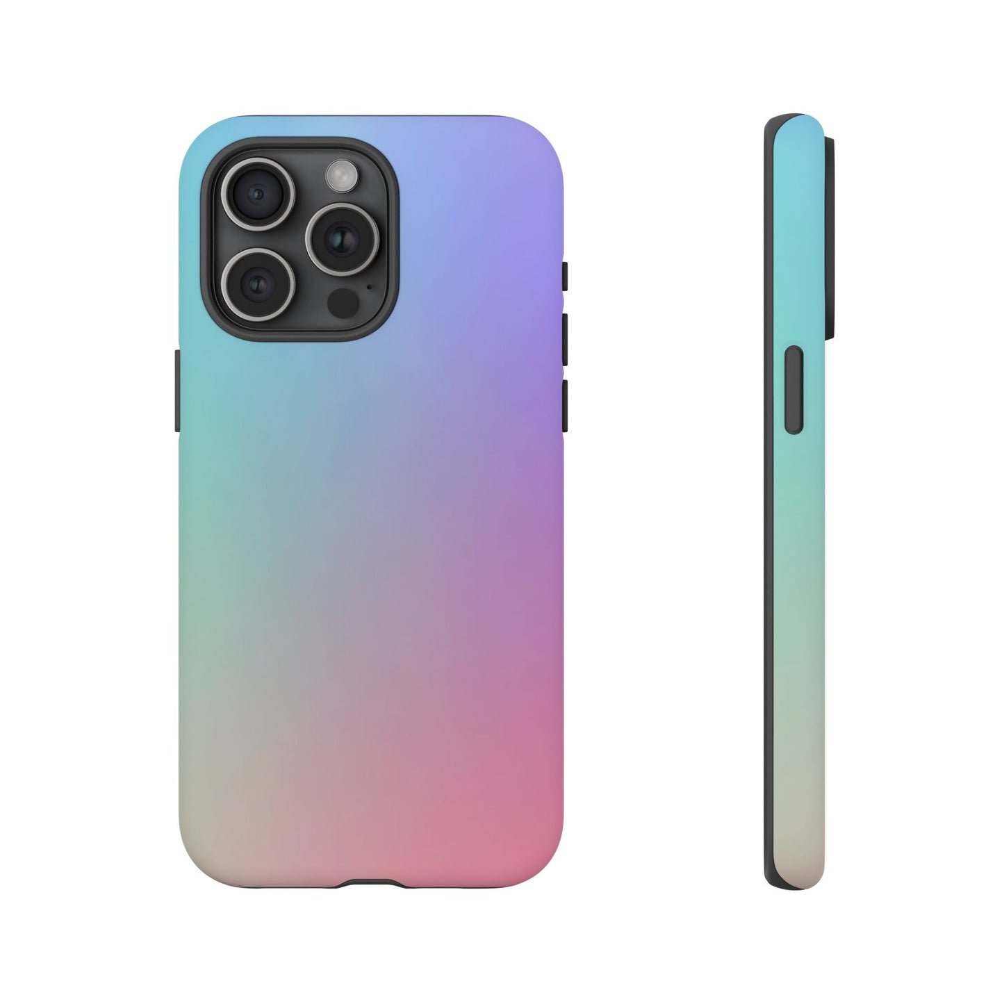 Cotton Candy: Quadcolor Pastel Gradient Tough Case for iPhone, Samsung Galaxy and Google Pixel devices