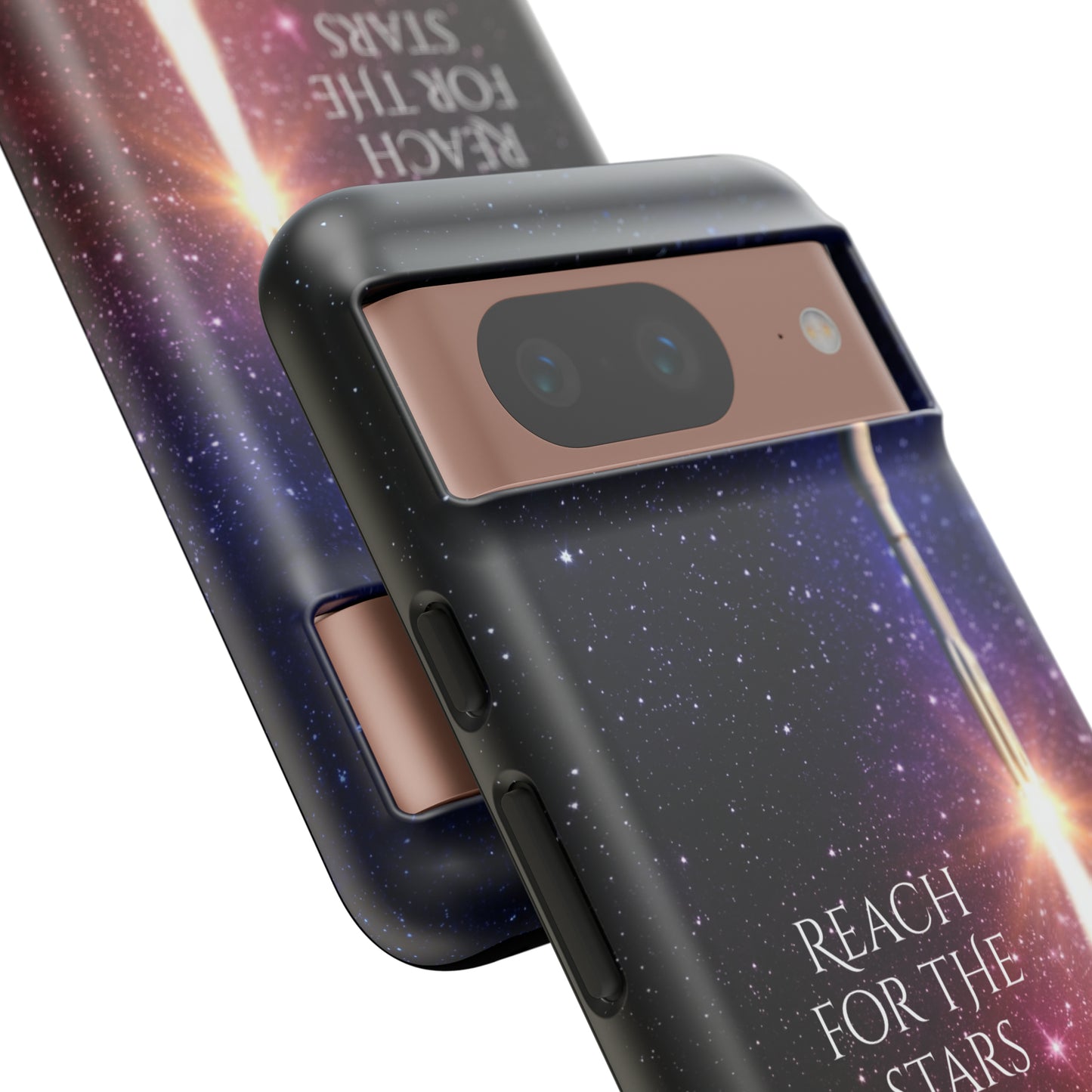 Reach for the stars: rocket illustrated phone case for iPhone, Samsung Galaxy and Pixel devices