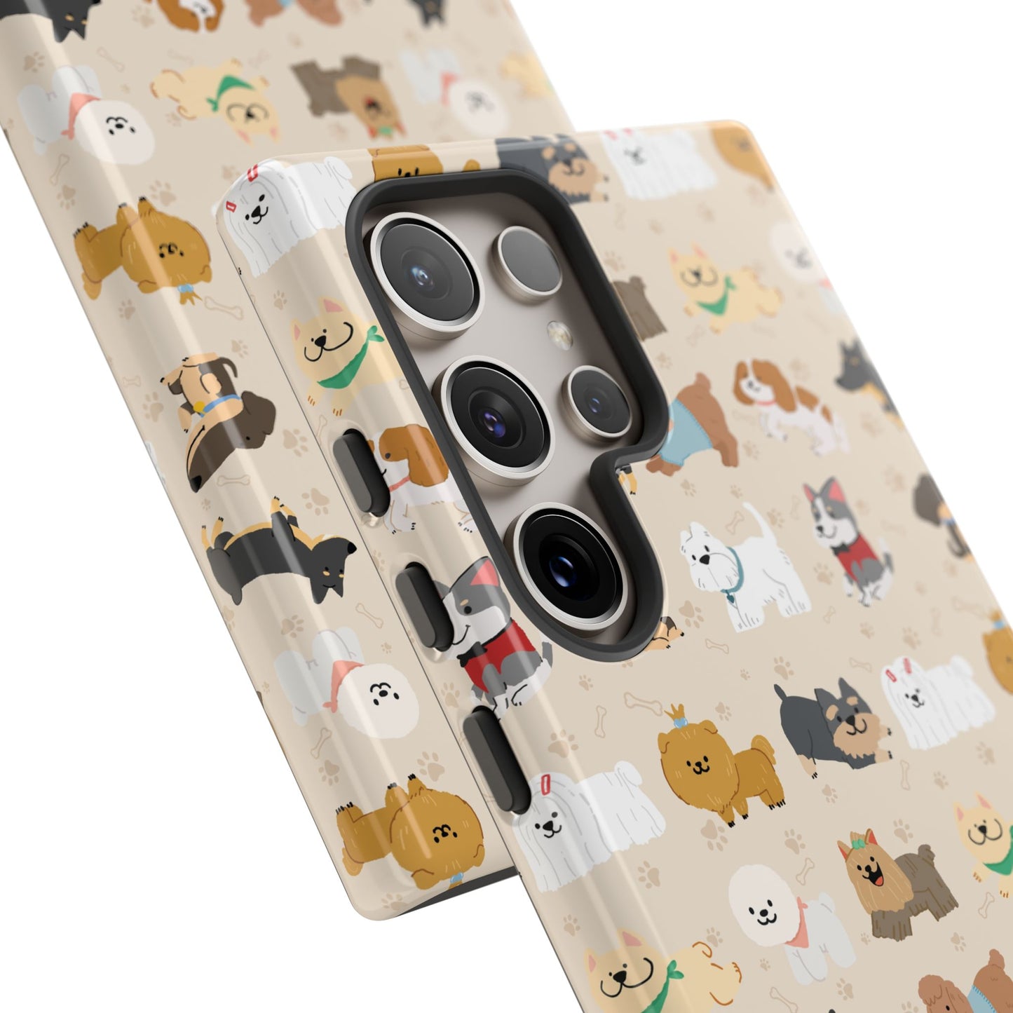 Cute Dogs: Tough Case for iPhone, Samsung Galaxy and Google Pixel devices