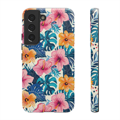 Hibiscus Bloom: Cute Floral Phone Case for iPhone, Samsung and Google Pixel